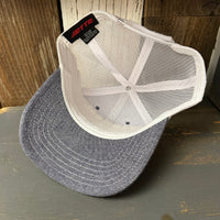 Hermosa Beach MUY HERMOSA 6 Panel Low Profile Mesh Back Trucker Hat - Navy/White