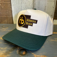 Hermosa Beach THE NEW STYLE 5 Panel Mid Profile Cap - Green/Natural
