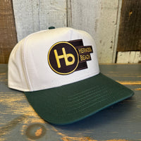 Hermosa Beach THE NEW STYLE 5 Panel Mid Profile Cap - Green/Natural