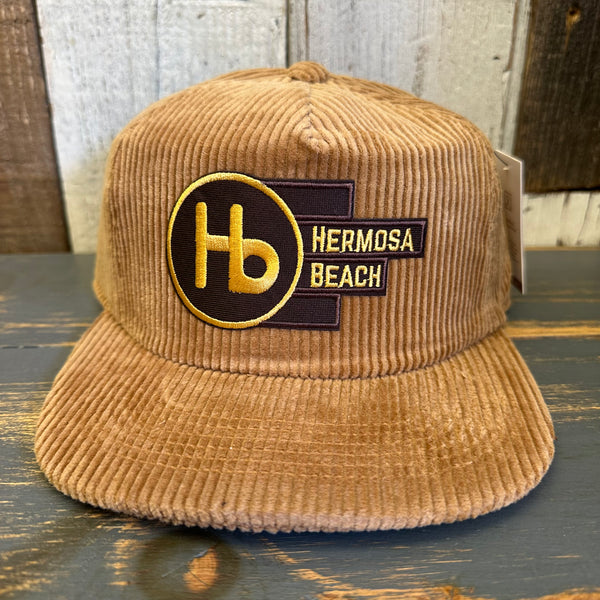 Hermosa Beach THE NEW STYLE Vintage Corduroy Hat - Khaki Brown