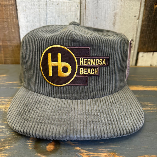Hermosa Beach THE NEW STYLE Vintage Corduroy Hat - Olive