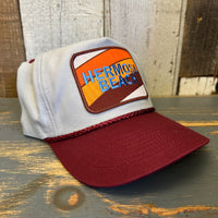 Hermosa Beach GOLF CARTS & YOGA PANTS 5-Panel Polyester Golf - Grey/Maroon