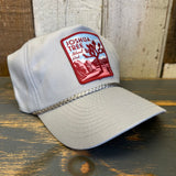 JOSHUA TREE NATIONAL PARK 5-Panel Polyester Golf Cap - Grey/Grey Braid