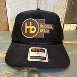 Hermosa Beach THE NEW STYLE Corduroy Baseball Cap - Black