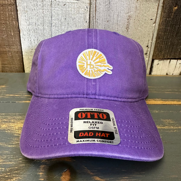Hermosa Beach CLASSIC MINI LOGO Low Profile Dad Hat - Purple