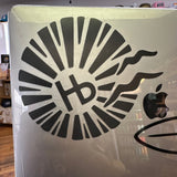 Large Window Car Decal Hermosa Beach - Classic Logo HB Sticker