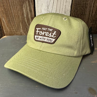 MAY THE FOREST BE WITH YOU 6 Panel Low Profile Dad Hat - Desert Green by Brist