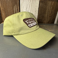 MAY THE FOREST BE WITH YOU 6 Panel Low Profile Dad Hat - Desert Green by Brist