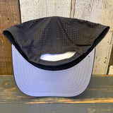 Hermosa Beach SHOREFRONT - "OTTO COMFY FIT" 6 Panel Mid Profile Baseball Cap - Charcoal Grey
