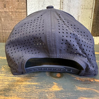 Hermosa Beach SHOREFRONT - "OTTO COMFY FIT" 6 Panel Mid Profile Baseball Cap - Charcoal Grey