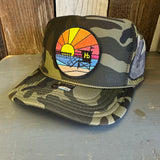 Hermosa Beach OBLIGATORY SUNSET Hat - Full Camouflage