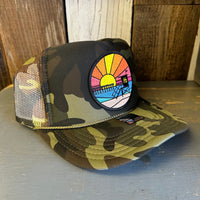 Hermosa Beach OBLIGATORY SUNSET Hat - Full Camouflage