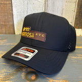 Hermosa Beach HERMOSA AVE - "OTTO COMFY FIT" 6 Panel Mid Profile Baseball Cap - Black