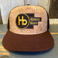 Hermosa Beach THE NEW STYLE Cork Trucker Hat - Brown/Cork