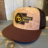 Hermosa Beach THE NEW STYLE Cork Trucker Hat - Brown/Cork