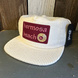 Hermosa Beach WELCOME SIGN Vintage Corduroy Hat - Beige