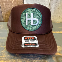 Hermosa Beach HERMOSA HILLS High Crown Trucker Hat - Brown