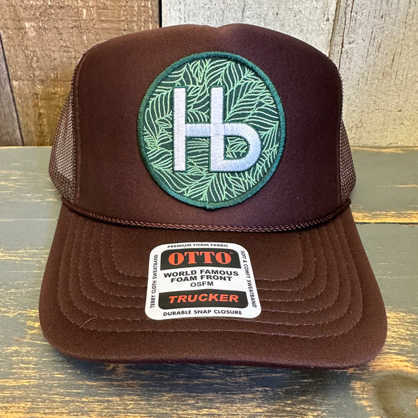 Hermosa Beach HERMOSA HILLS High Crown Trucker Hat - Brown