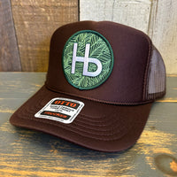 Hermosa Beach HERMOSA HILLS High Crown Trucker Hat - Brown