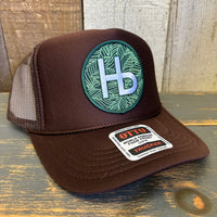 Hermosa Beach HERMOSA HILLS High Crown Trucker Hat - Brown