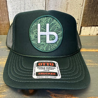 Hermosa Beach HERMOSA HILLS High Crown Trucker Hat - Dark Green