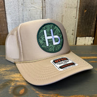 Hermosa Beach HERMOSA HILLS High Crown Trucker Hat - Khaki
