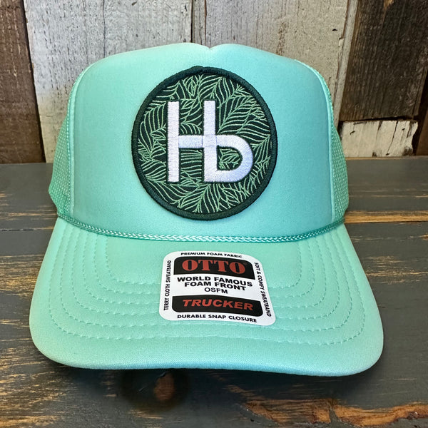 Hermosa Beach HERMOSA HILLS High Crown Trucker Hat - Seafoam Green