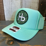Hermosa Beach HERMOSA HILLS High Crown Trucker Hat - Seafoam Green
