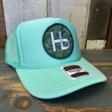 Hermosa Beach HERMOSA HILLS High Crown Trucker Hat - Seafoam Green