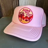 JOSHUA TREE NATIONAL PARK High Crown Trucker Hat - Pink
