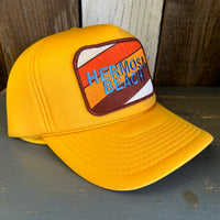 Hermosa Beach GOLF CARTS & YOGA PANTS Winter All Foam Cap Hat - Gold