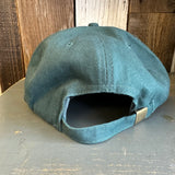 Hermosa Beach WOODIE - 6 Panel Mid Profile Baseball Cap - Dark Green