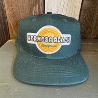 Hermosa Beach HIGH HEAT - 6 Panel Mid Profile Baseball Cap - Dark Green