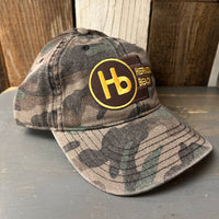 Hermosa Beach THE NEW STYLE - 6 Panel Low Profile Style Dad Hat with Velcro Closure - Camo