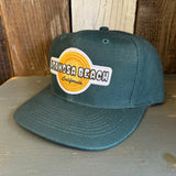 Hermosa Beach HIGH HEAT - 6 Panel Mid Profile Baseball Cap - Dark Green