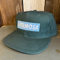 Hermosa Beach BLUE SUPREME HERMOSA - 6 Panel Mid Profile Baseball Cap - Dark Green