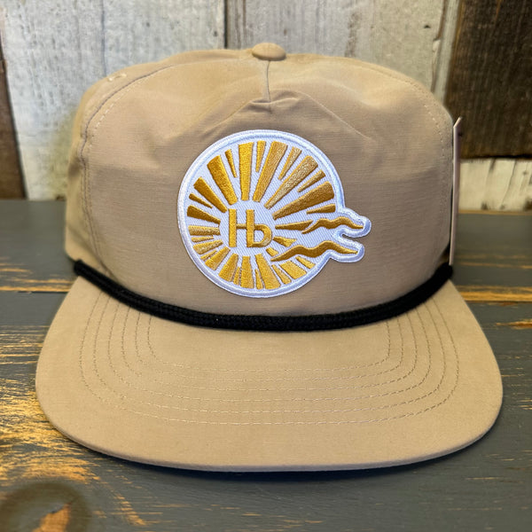 Hermosa Beach CLASSIC LOGO Nylon/Cotton Blend Hat - Khaki