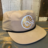 Hermosa Beach CLASSIC LOGO Nylon/Cotton Blend Hat - Khaki