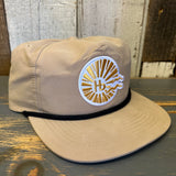 Hermosa Beach CLASSIC LOGO Nylon/Cotton Blend Hat - Khaki