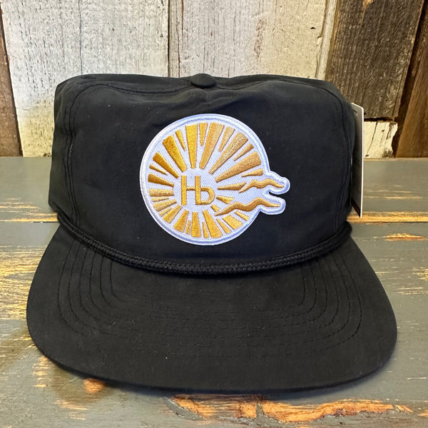 Hermosa Beach CLASSIC LOGO Nylon/Cotton Blend Hat - Black