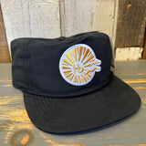 Hermosa Beach CLASSIC LOGO Nylon/Cotton Blend Hat - Black