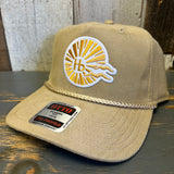 Hermosa Beach CLASSIC LOGO Corduroy Baseball Cap - Khaki