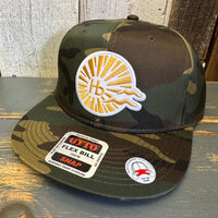 Hermosa Beach CLASSIC LOGO 6 Panel Snapback Hat - Camo