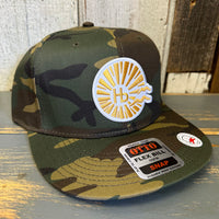 Hermosa Beach CLASSIC LOGO 6 Panel Snapback Hat - Camo