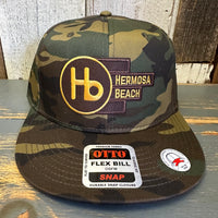Hermosa Beach THE NEW STYLE 6 Panel Snapback Hat - Camo