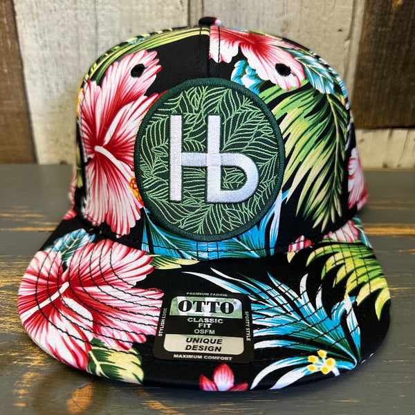 Hermosa Beach HERMOSA HILLS Hawaiian Pattern 6 Panel Mid Profile Snapback Hat - A ‘o ia