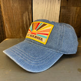 Hermosa Beach MUY HERMOSA 6 Panel Low Profile Style Dad Hat - Navy Denim