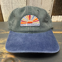 Hermosa Beach MUY HERMOSA Low Profile Young Adult Dad Hat - Navy/Dark Green