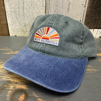 Hermosa Beach MUY HERMOSA Low Profile Young Adult Dad Hat - Navy/Dark Green