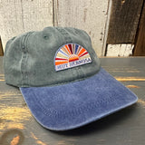Hermosa Beach MUY HERMOSA Low Profile Young Adult Dad Hat - Navy/Dark Green